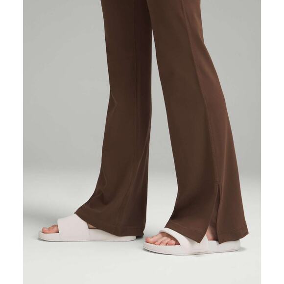 (2) NWT $118 Lululemon Groove High-Rise Split-Hem Flared Pant *Nulu Java - Picture 2 of 6